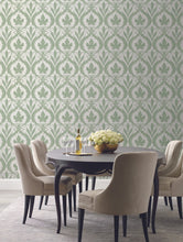 Load image into Gallery viewer, York Wallcoverings Adirondack Damask Wallpaper DM4921 wallpaper