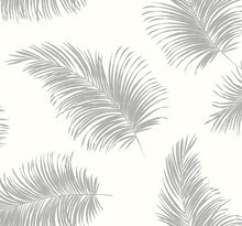Load image into Gallery viewer, Lillian August/NextWall Alloy Tossed Palm LN20304 wallpaper