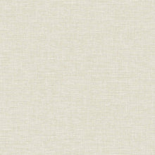 Load image into Gallery viewer, Wallquest/Seabrook Designs Beige and Off-White Linen Weave AW74000 wallpaper