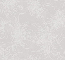 Load image into Gallery viewer, Wallquest/Seabrook Designs Beige and Off-White Noell Floral AW71500 wallpaper