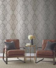 Load image into Gallery viewer, York Wallcoverings Beige Modern Ombre Damask Wallpaper DM4941 wallpaper