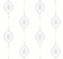 Load image into Gallery viewer, Seabrook Designs Blue Oasis Sand Dollar Stripe MB30500 wallpaper