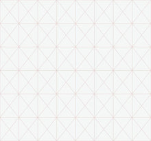 Load image into Gallery viewer, Wallquest/Seabrook Designs Blush Glitter and Off-White Triangle Geo AW73800 wallpaper