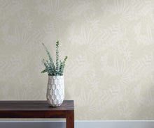 Load image into Gallery viewer, Wallquest/Seabrook Designs Botanica Striped Leaves RY30600 wallpaper