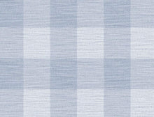 Load image into Gallery viewer, Wallquest/Lillian August Carolina Blue Rugby Gingham LN10802 wallpaper