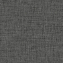 Load image into Gallery viewer, Wallquest/Seabrook Designs Charcoal Easy Linen BV30200 wallpaper