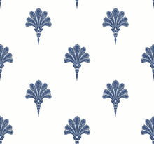 Load image into Gallery viewer, Seabrook Designs Coastal Blue Summer Fan MB31600 wallpaper