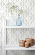 Load image into Gallery viewer, Lillian August/NextWall Coastal Lattice LN21102 wallpaper