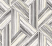 Load image into Gallery viewer, Wallquest/Seabrook Designs Cove Gray and Carrara Geo Inlay LW50102 wallpaper