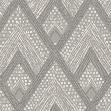 Load image into Gallery viewer, Wallquest/Seabrook Designs Cove Gray Panama Boho Diamonds RY30500 wallpaper