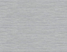 Load image into Gallery viewer, Wallquest/Seabrook Designs Cove Gray Vinyl Grasscloth AW74500 wallpaper