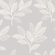 Load image into Gallery viewer, Wallquest/Seabrook Designs Daydream Gray Paradise Leaves RY30800 wallpaper