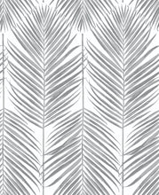 Load image into Gallery viewer, NextWall Daydream Gray Paradise Palm NW33000 wallpaper