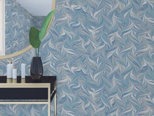 Load image into Gallery viewer, York Wallcoverings Ebru Swirls Peel and Stick Wallpaper PSW1128RL wallpaper