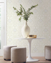 Load image into Gallery viewer, York Wallcoverings Gatsby Damask Wallpaper DM4991 wallpaper