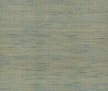 Load image into Gallery viewer, York Wallcoverings Gold/Blue Metallic Jute Wallpaper OS4321 wallpaper