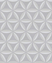 Load image into Gallery viewer, Wallquest/Seabrook Designs Gray and Taupe Lens Geometric AW71700 wallpaper