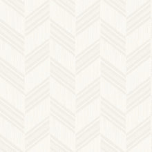 Load image into Gallery viewer, Wallquest/Seabrook Designs Gray Mist and Ivory Boho Chevron Stripe RY30400 wallpaper