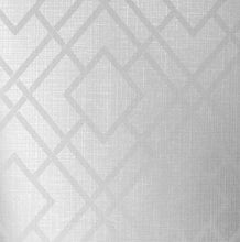 Load image into Gallery viewer, Etten Gallerie Gray Mist & Metallic Silver Diamond Lattice 2232200 wallpaper