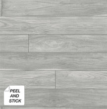 Load image into Gallery viewer, NextWall Gray Teak Planks NW35400 wallpaper