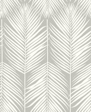 Load image into Gallery viewer, NextWall Harbor Gray Palm Silhouette NW39802 wallpaper