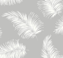 Load image into Gallery viewer, Lillian August/NextWall Harbor Mist Tossed Palm LN20304 wallpaper