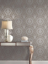 Load image into Gallery viewer, York Wallcoverings Imperial Damask Wallpaper DM4901 wallpaper
