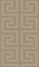 Load image into Gallery viewer, Etten Gallerie Khaki & Metallic Champagne Greek Key 2232000 wallpaper