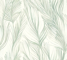 Load image into Gallery viewer, York Wallcoverings Light Blue Peaceful Plume Wallpaper NA0500 wallpaper