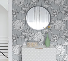 Load image into Gallery viewer, NextWall Lotus Floral NW33101 wallpaper