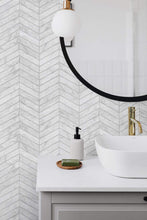 Load image into Gallery viewer, Lillian August/NextWall Marbled Chevron LN30400 wallpaper
