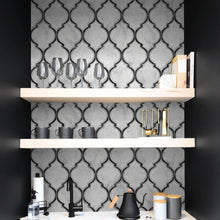 Load image into Gallery viewer, NextWall Marbled Ogee NW39300 wallpaper
