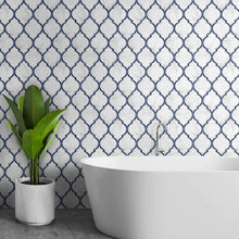 Load image into Gallery viewer, NextWall Marbled Ogee NW39300 wallpaper