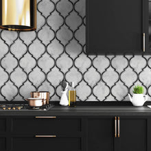 Load image into Gallery viewer, NextWall Marbled Ogee NW39300 wallpaper
