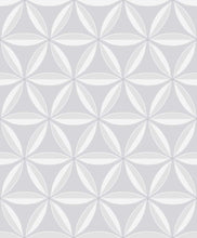 Load image into Gallery viewer, Wallquest/Seabrook Designs Metallic Pearl and Off-White Lens Geometric AW71700 wallpaper