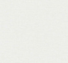 Load image into Gallery viewer, Wallquest/Seabrook Designs Metallic Pearl and Off-White Linen Weave AW74000 wallpaper
