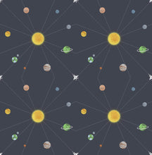 Load image into Gallery viewer, Seabrook Designs Midnight Blue Connecting Space DA60600 wallpaper