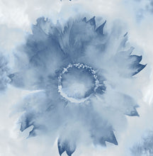 Load image into Gallery viewer, NextWall Navy Blue Watercolor Sunflower NW35602 wallpaper