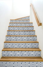 Load image into Gallery viewer, NextWall Navy & White Navy Diamond Geometric NW30106 wallpaper
