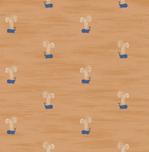 Load image into Gallery viewer, Seabrook Designs Orange and Navy Tiny Whales DA60300 wallpaper