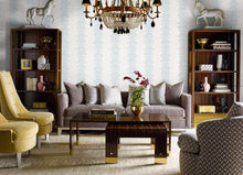 Load image into Gallery viewer, Wallquest/Lillian August Palm Frond Stripe Stringcloth LN10500 wallpaper