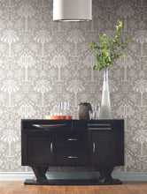Load image into Gallery viewer, York Wallcoverings Palmetto Palm Damask Wallpaper DM5011 wallpaper