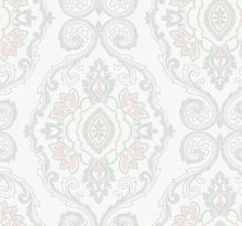 Load image into Gallery viewer, Seabrook Designs Pink Sunset Nautical Damask MB30300 wallpaper