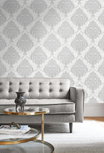 Load image into Gallery viewer, Wallquest/Seabrook Designs Puff Damask AW70800 wallpaper
