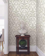 Load image into Gallery viewer, York Wallcoverings Royal Fern Damask Wallpaper DM4961 wallpaper