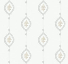 Load image into Gallery viewer, Seabrook Designs Sand Dunes Sand Dollar Stripe MB30500 wallpaper