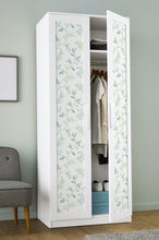 Load image into Gallery viewer, NextWall Sea Glass Watercolor Leaf Trail NW38204 wallpaper
