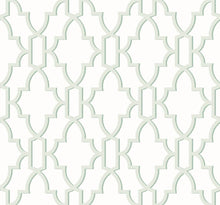 Load image into Gallery viewer, Lillian August/NextWall Seaglass Coastal Lattice LN21102 wallpaper