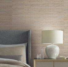Load image into Gallery viewer, York Wallcoverings Silver/Beige Metallic Jute Wallpaper CO2090 wallpaper