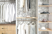 Load image into Gallery viewer, NextWall Sketched Damask NW39400 wallpaper